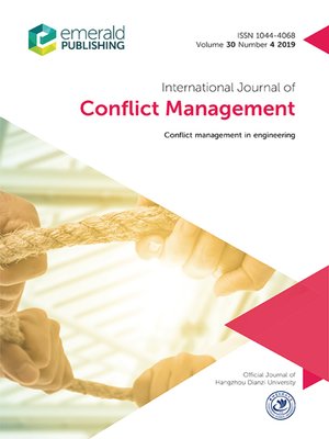 cover image of International Journal of Conflict Management, Volume 30, Number 4